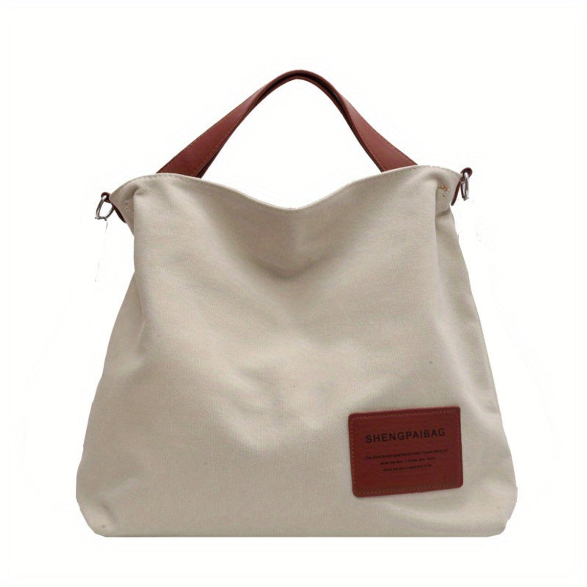 Fiona | Damen Canvas Schultertasche für den Alltag