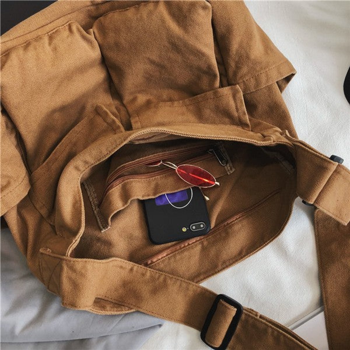 Ida | Damen Canvas Umhängetasche für jeden Tag