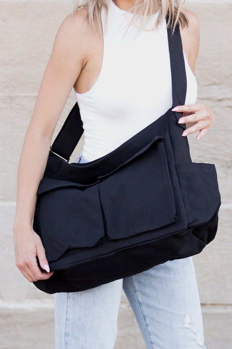 Ida | Damen Canvas Umhängetasche für jeden Tag