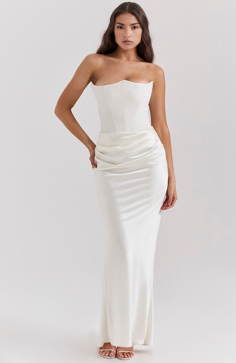 Marlene | Damen Cocktailkleid Maxilänge für festliche Abende