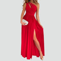 Marie | Damen Cocktailkleid mit asymmetrischer Schulter und Maxilänge