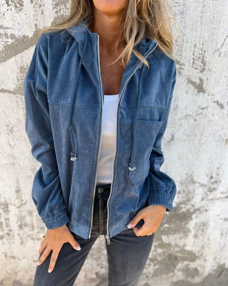 Charlotte | Damen Elegante Hoodie-Jacke