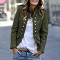 Amelie | Damen Elegante Kragen-Jacke