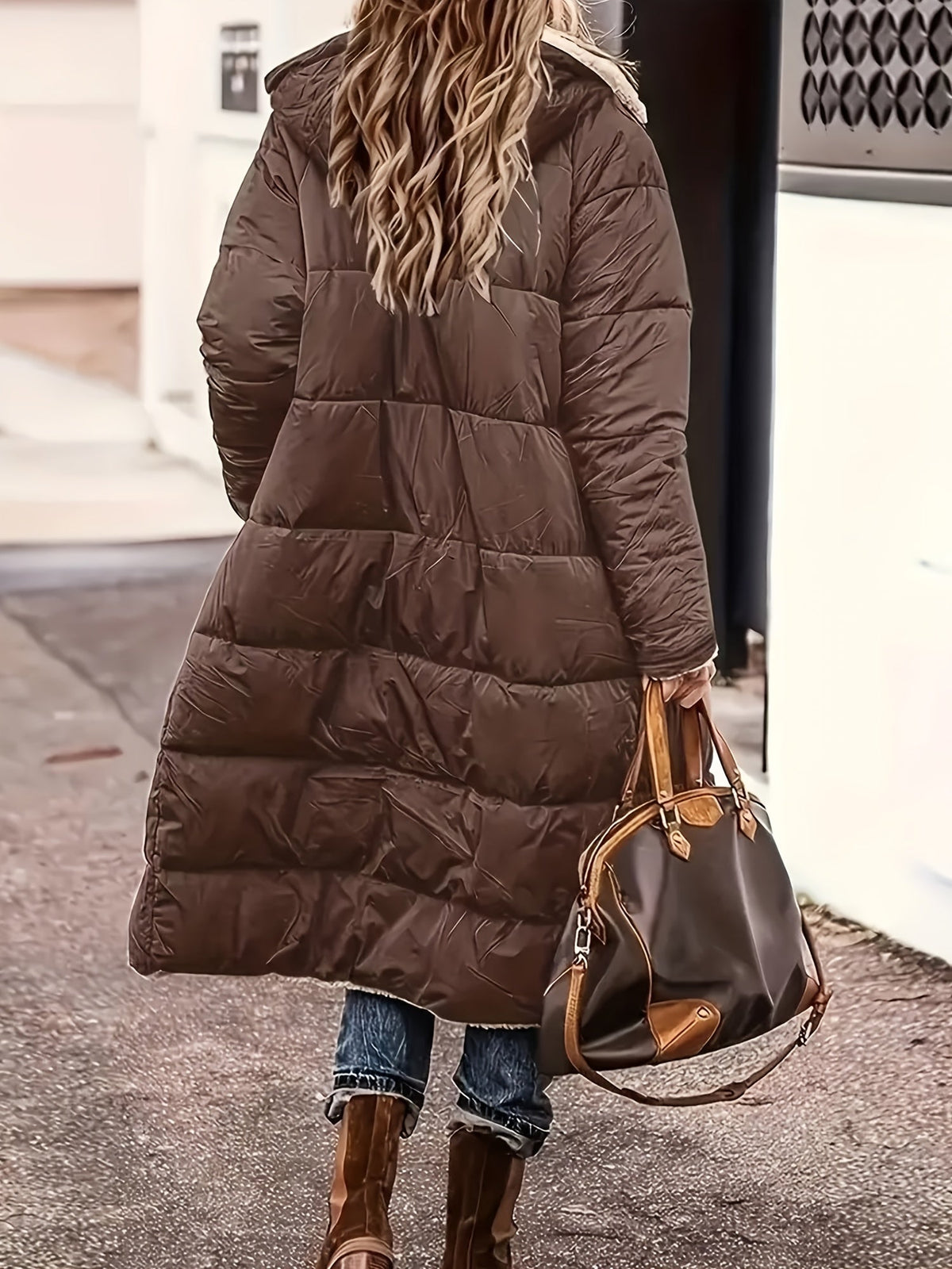 Antonia | Damen elegante lange Jacke für Herbst