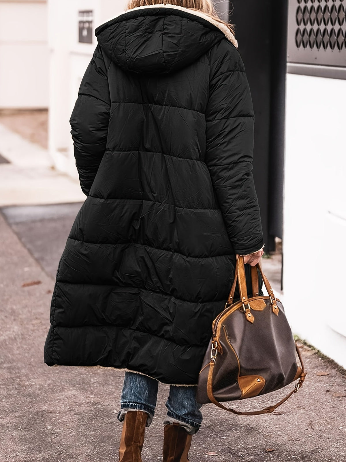 Antonia | Damen elegante lange Jacke für Herbst
