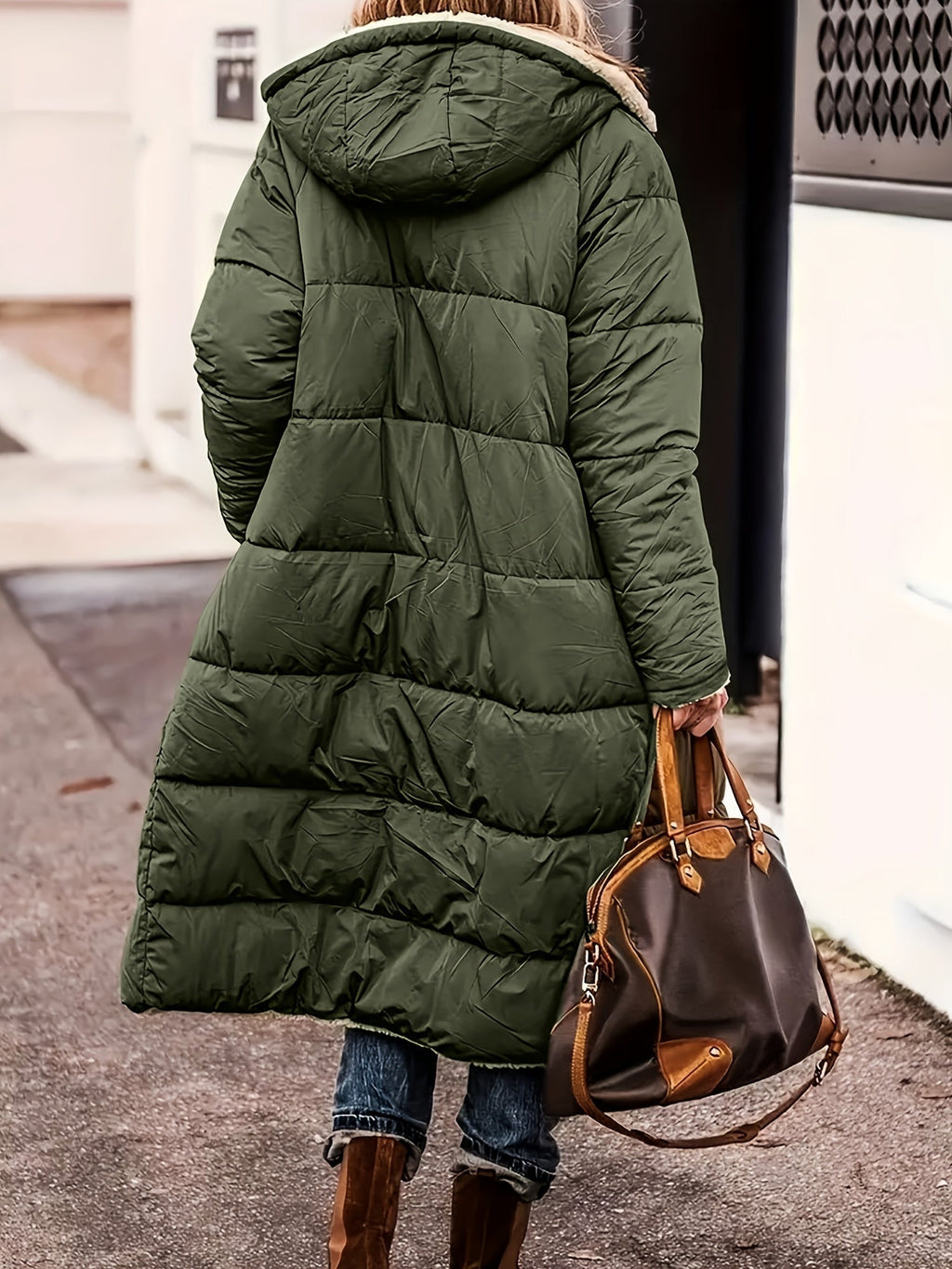 Antonia | Damen elegante lange Jacke für Herbst