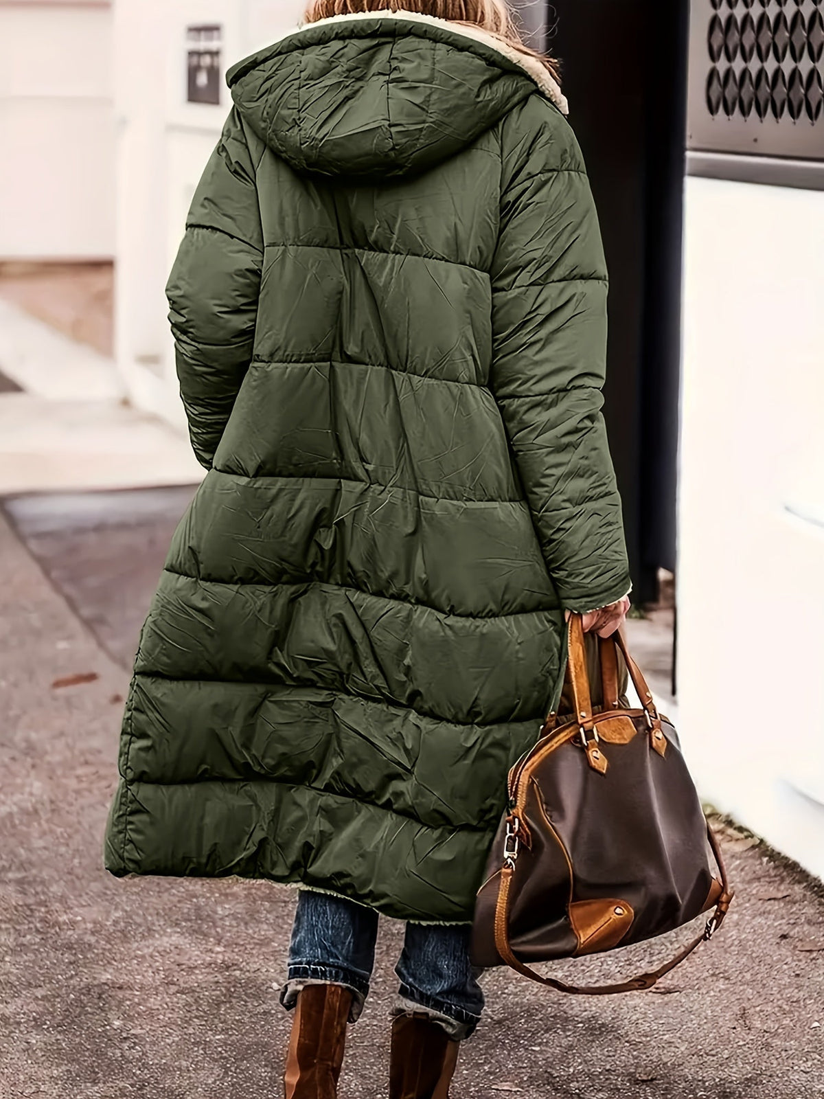 Antonia | Damen elegante lange Jacke für Herbst