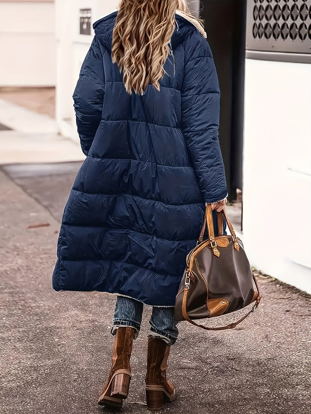 Antonia | Damen elegante lange Jacke für Herbst