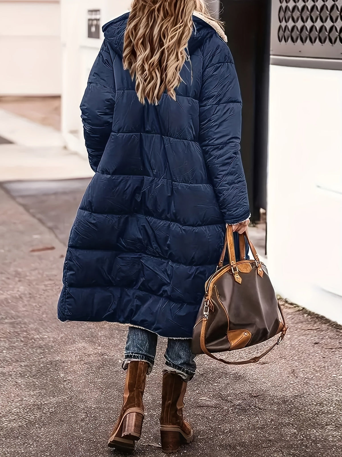 Antonia | Damen elegante lange Jacke für Herbst
