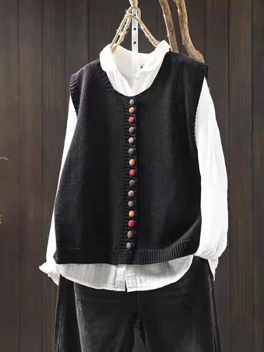 Antonia | Damen Elegante Lockere Strickjacke für Herbsttage
