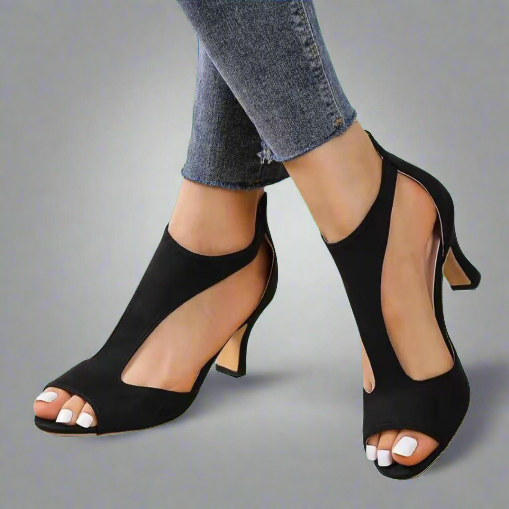 Nora | Damen Elegante Orthopädische Absatzschuhe