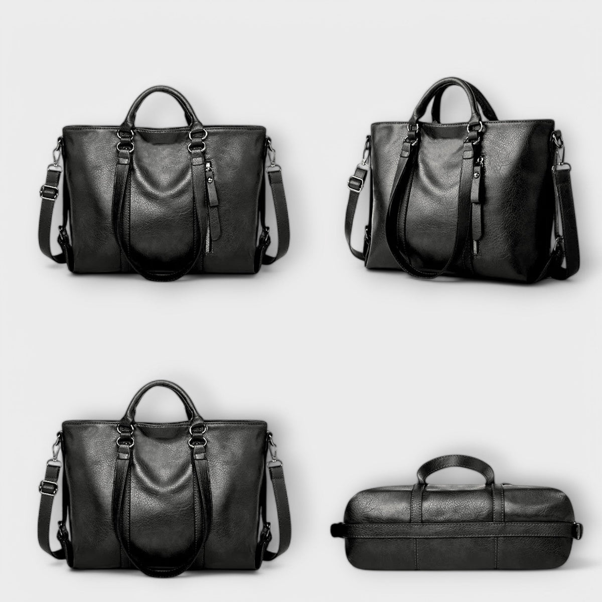 Lena | Damen Elegante Tragetasche aus weichem Leder