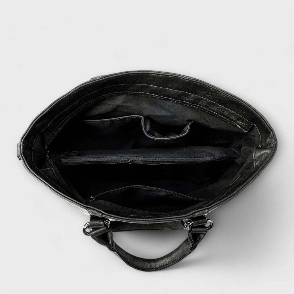 Lena | Damen Elegante Tragetasche aus weichem Leder