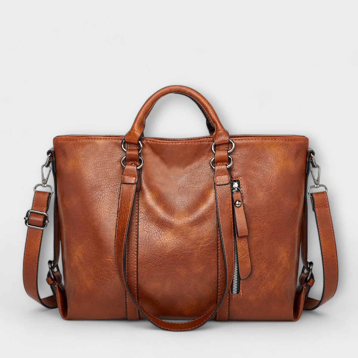 Lena | Damen Elegante Tragetasche aus weichem Leder