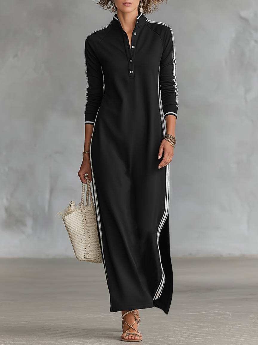 Victoria | Damen Elegantes Abendkleid aus Sweatshirt