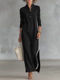 Victoria | Damen Elegantes Abendkleid aus Sweatshirt