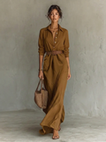 Elisa | Damen Elegantes Abendkleid in Maxilänge mit Spitze