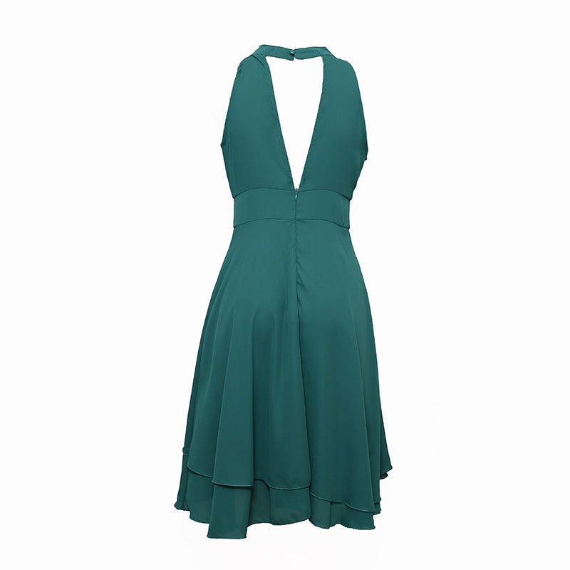 Isabella | Damen elegantes Halterkleid vielseitig kombinierbar
