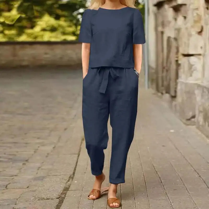 Lena | Damen Elegantes Jumpsuit-Set zum Kombinieren