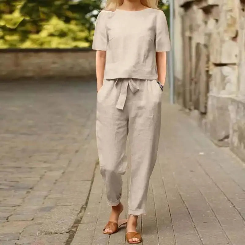 Lena | Damen Elegantes Jumpsuit-Set zum Kombinieren