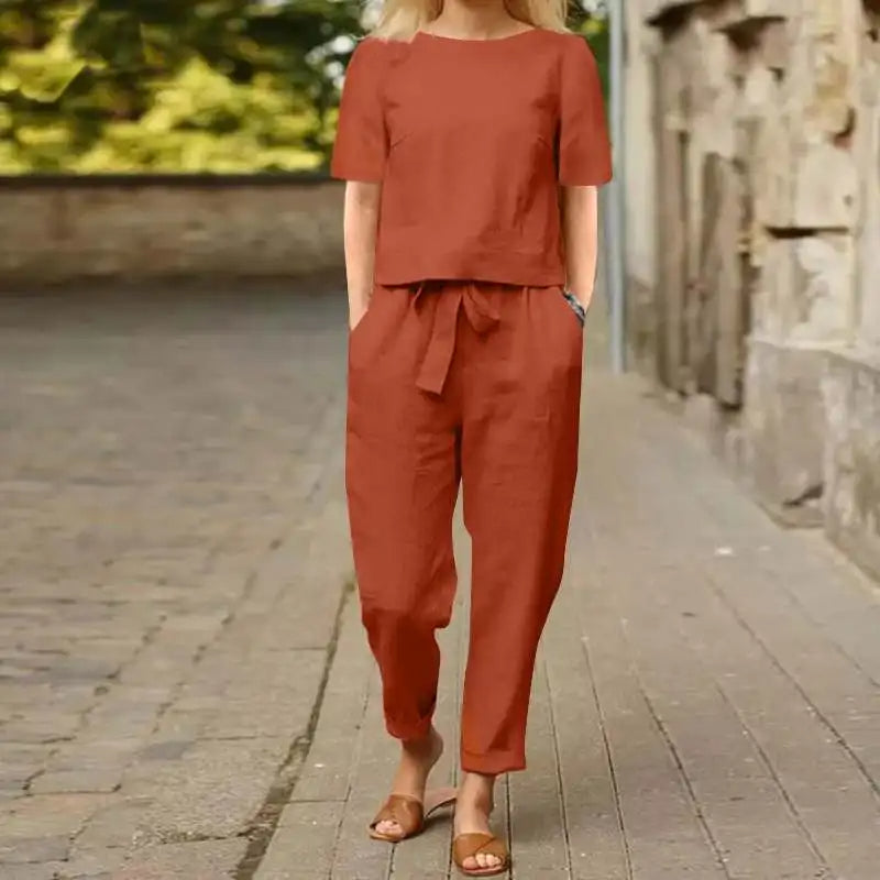 Lena | Damen Elegantes Jumpsuit-Set zum Kombinieren
