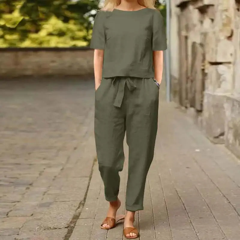 Lena | Damen Elegantes Jumpsuit-Set zum Kombinieren