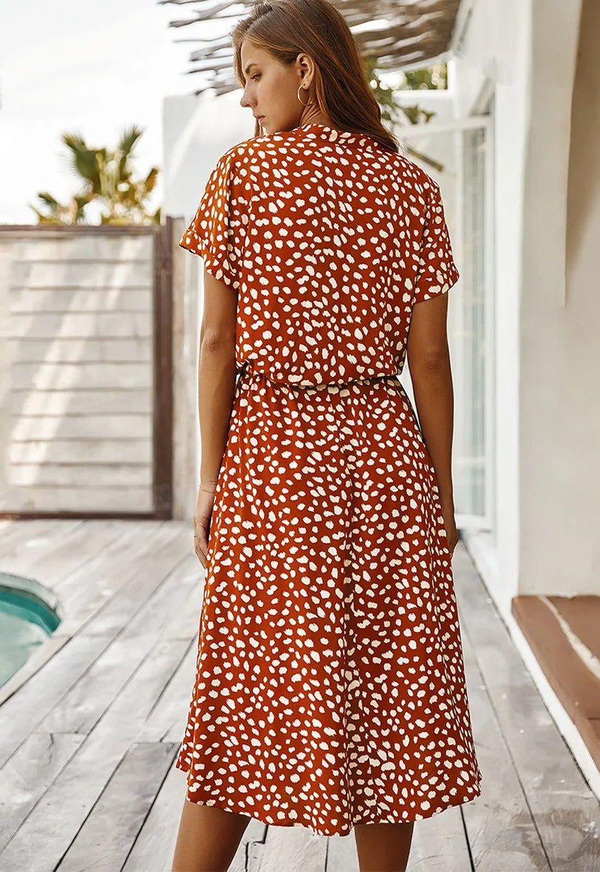 Elisa | Damen Elegantes Luftiges Maxikleid für den Sommer