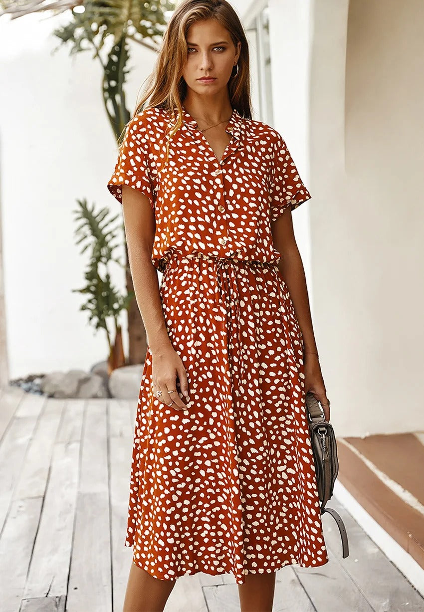Elisa | Damen Elegantes Luftiges Maxikleid für den Sommer