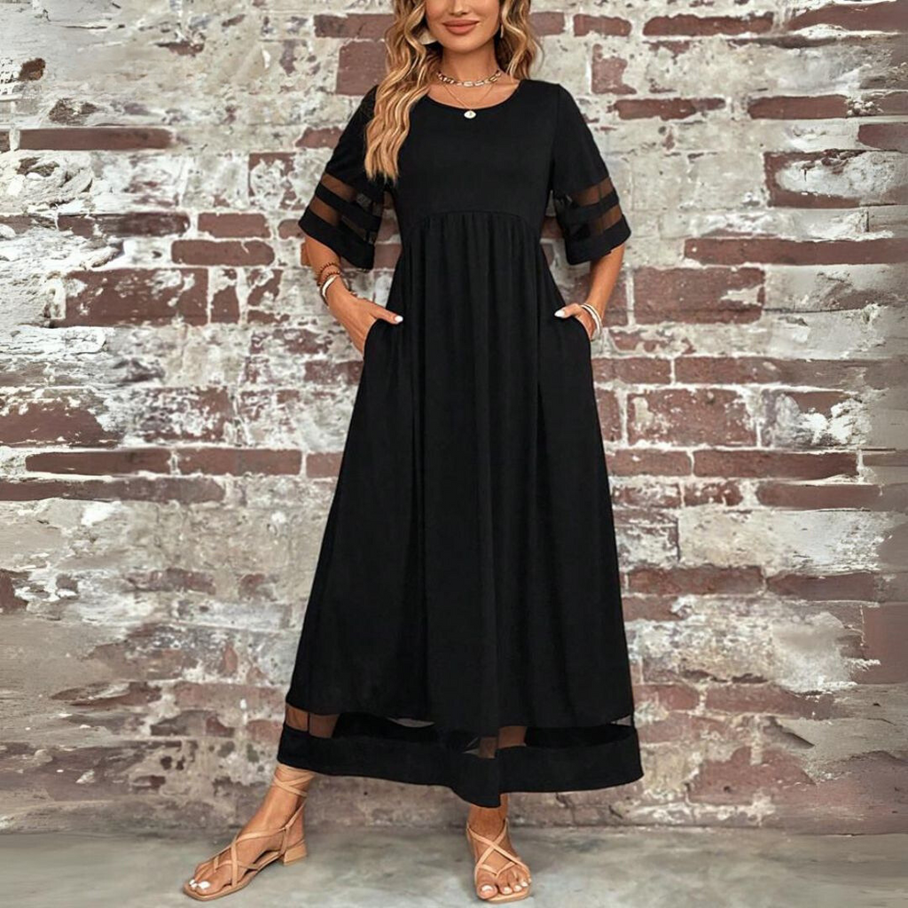 Isabella | Damen Elegantes Maxikleid für den Alltag