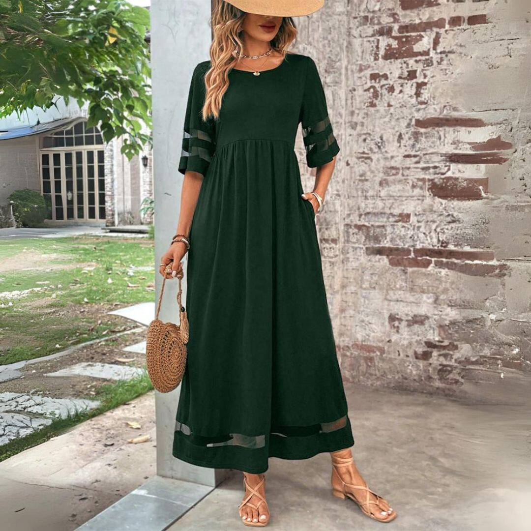 Isabella | Damen Elegantes Maxikleid für den Alltag