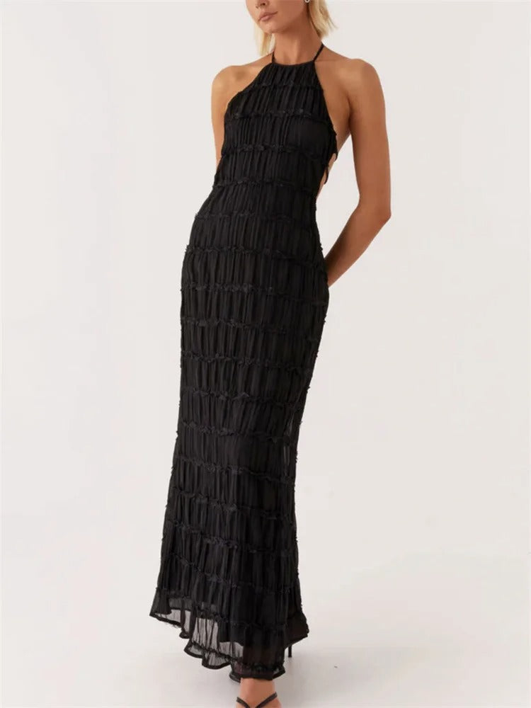 Maja | Damen elegantes Maxikleid für Hochzeitsgäste Sommer