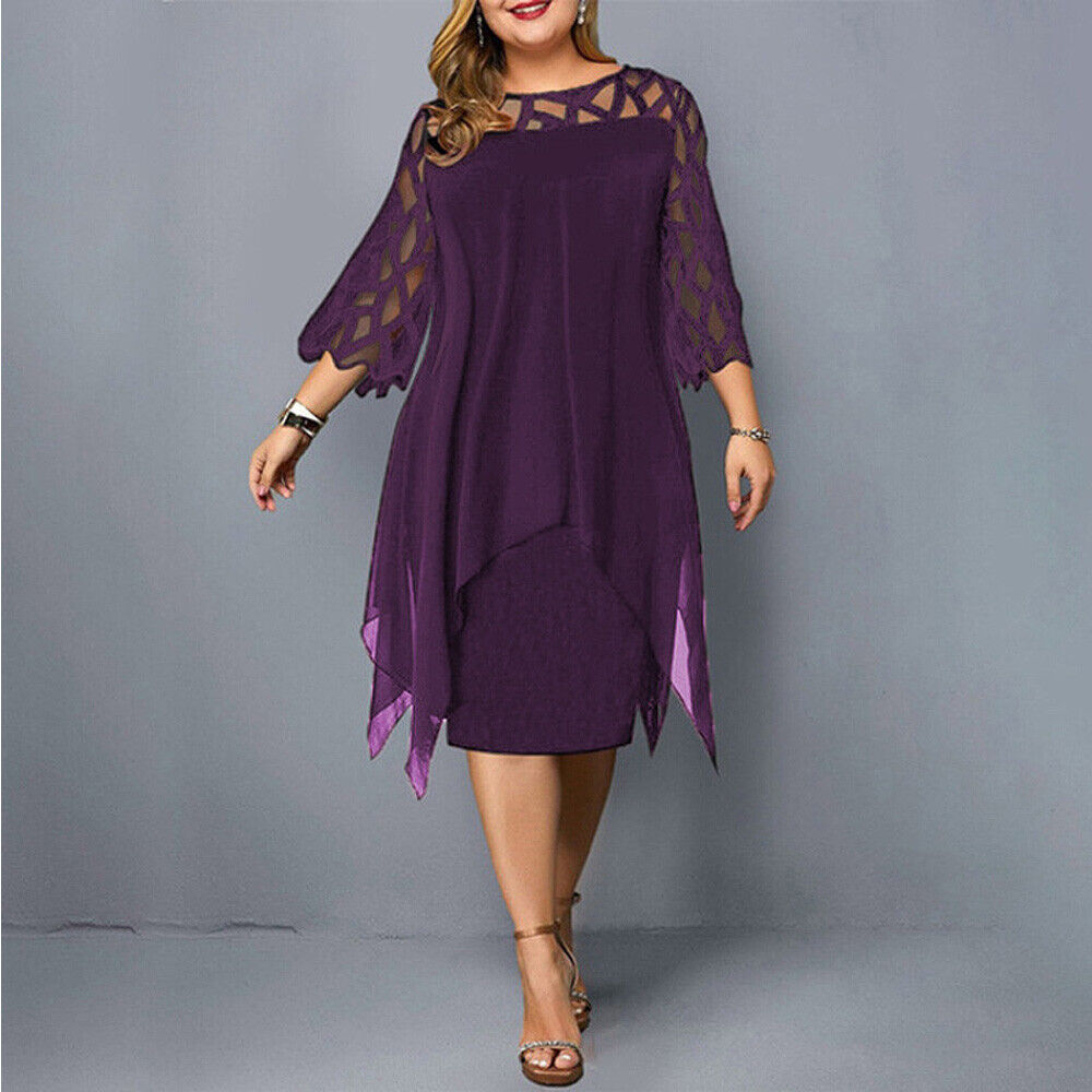 Sophie | Damen Elegantes Maxikleid in Übergrößen