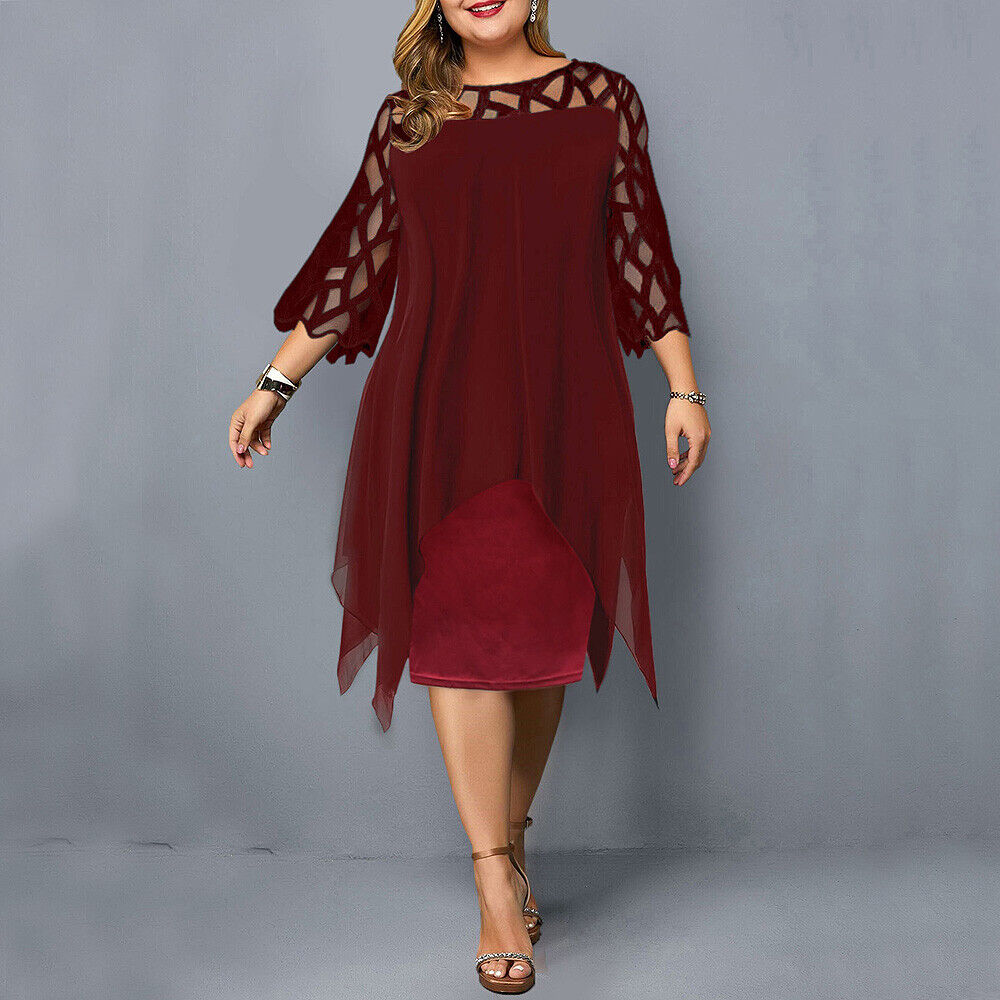 Sophie | Damen Elegantes Maxikleid in Übergrößen