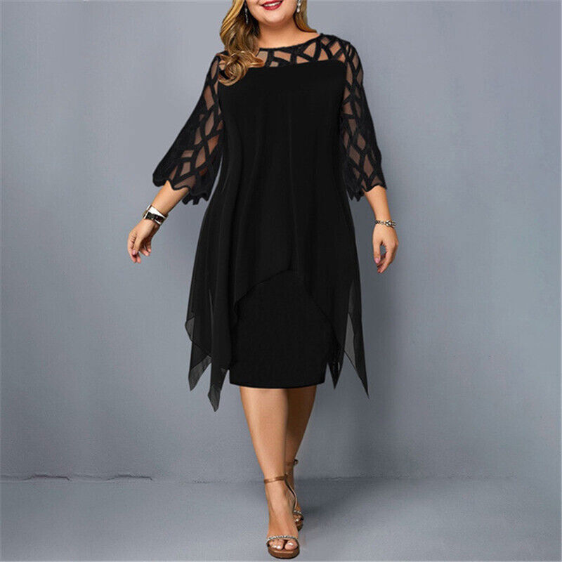 Sophie | Damen Elegantes Maxikleid in Übergrößen