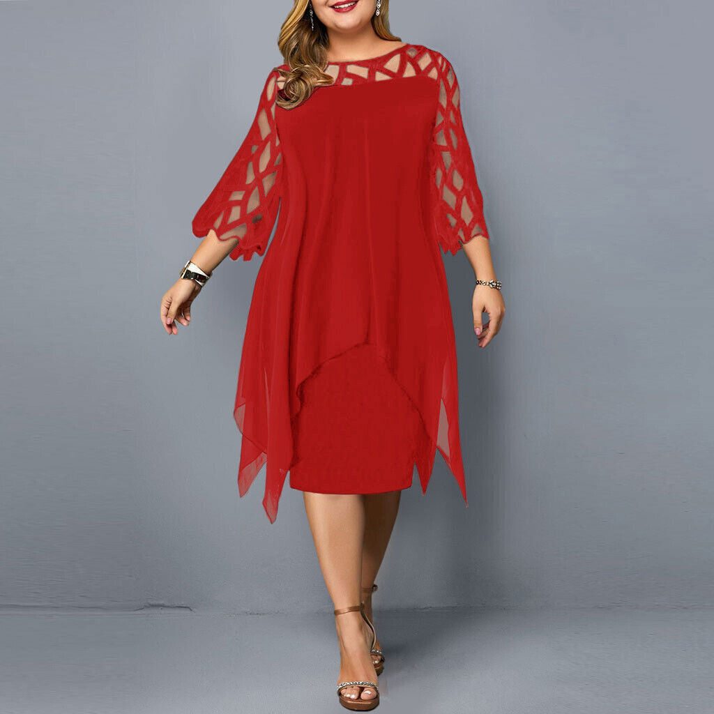 Sophie | Damen Elegantes Maxikleid in Übergrößen