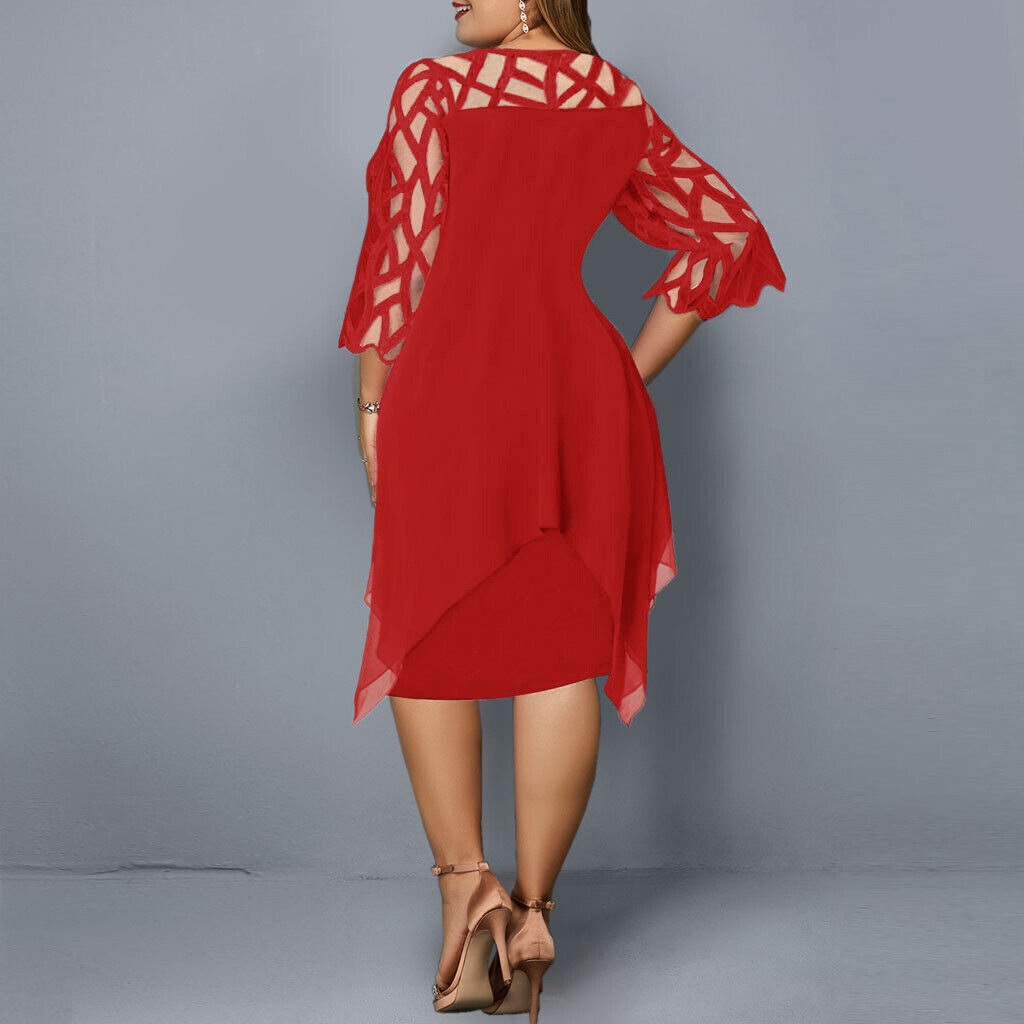Sophie | Damen Elegantes Maxikleid in Übergrößen