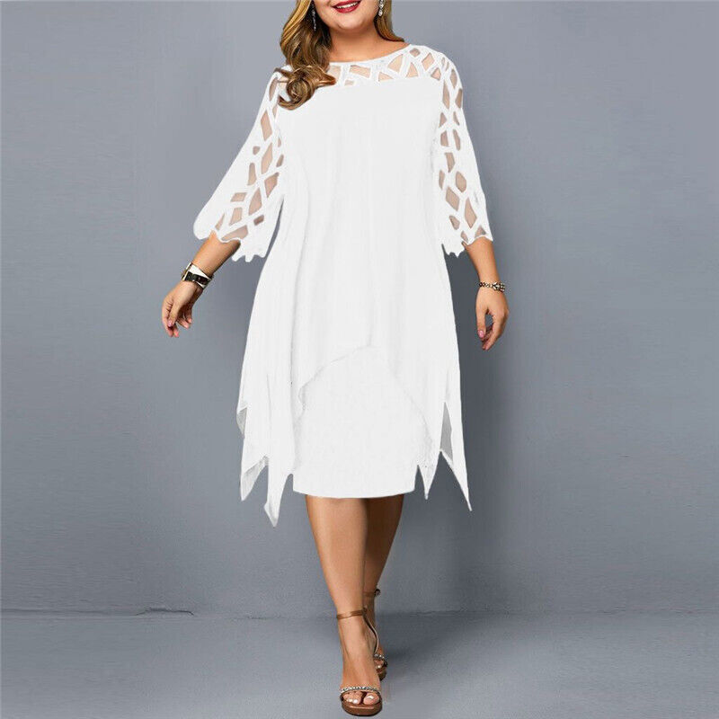 Sophie | Damen Elegantes Maxikleid in Übergrößen