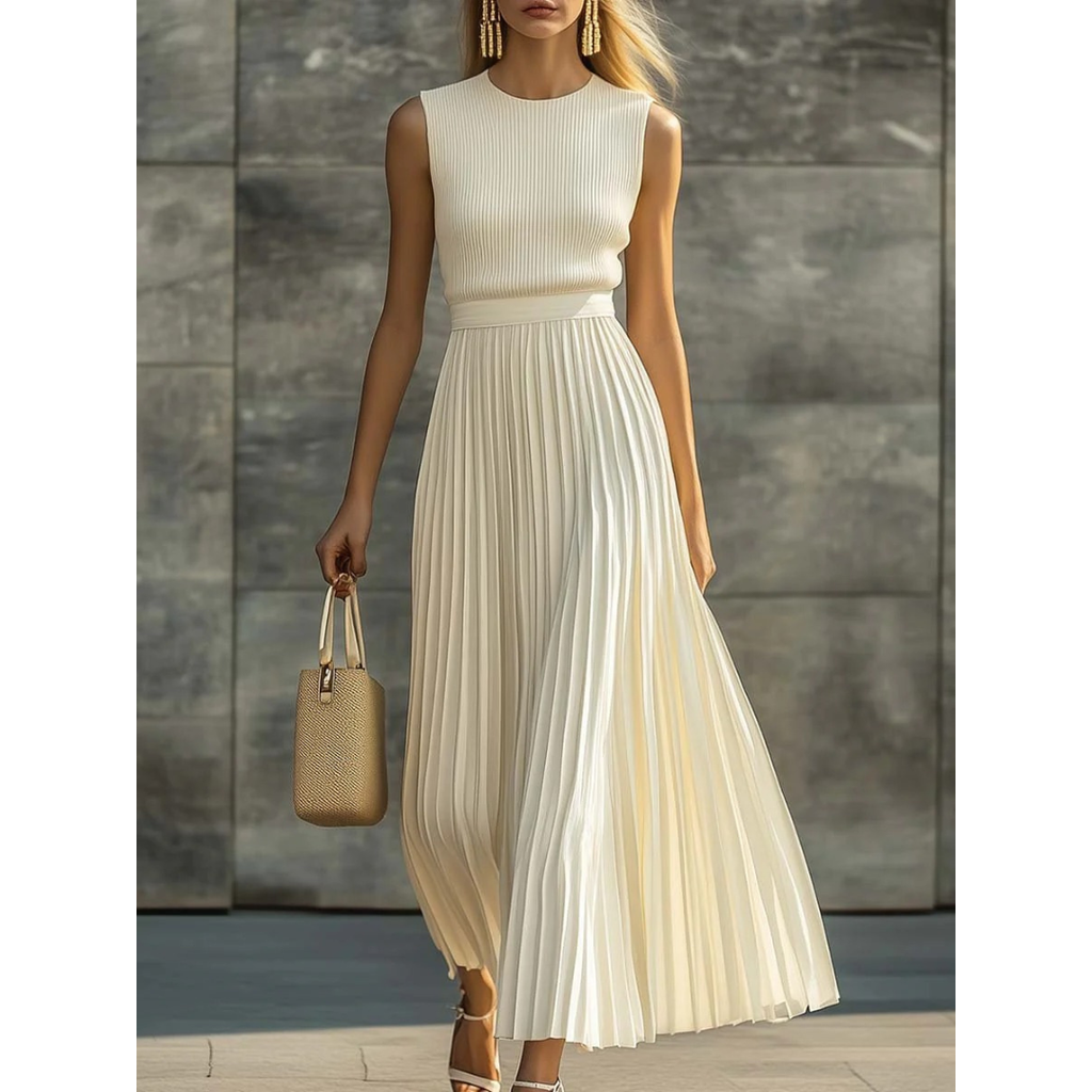Greta | Damen elegantes Plissee Set für Hochzeitsgäste