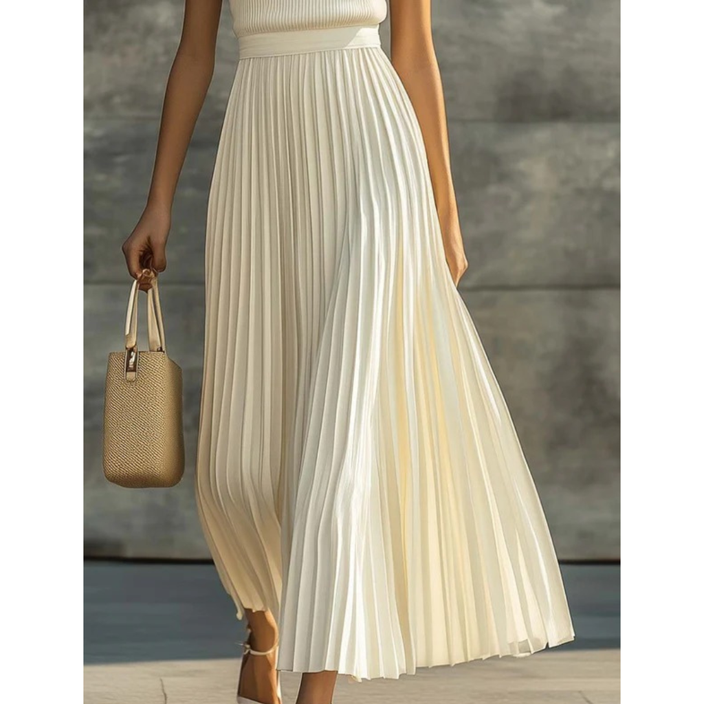 Greta | Damen elegantes Plissee Set für Hochzeitsgäste