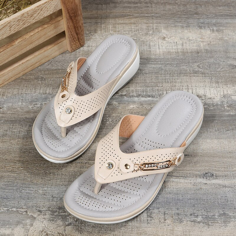 Anna | Damen gepolsterte Sandalen für den Alltag