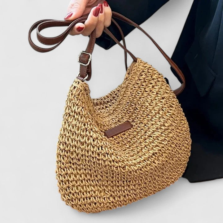 Elisa | Damen Gewebte Schultertasche für den Sommer