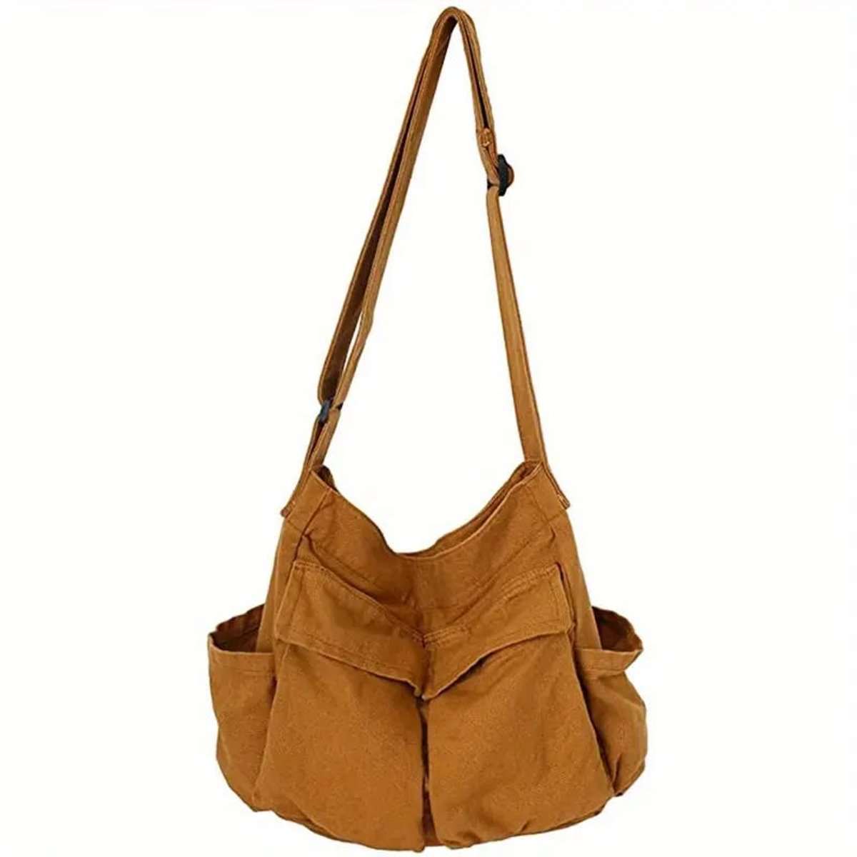 Amelie | Damen große Vintage Canvas Hobo-Tasche für Alltag