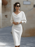 Isabella | Damen Herbst Midikleid für Hochzeitsgäste