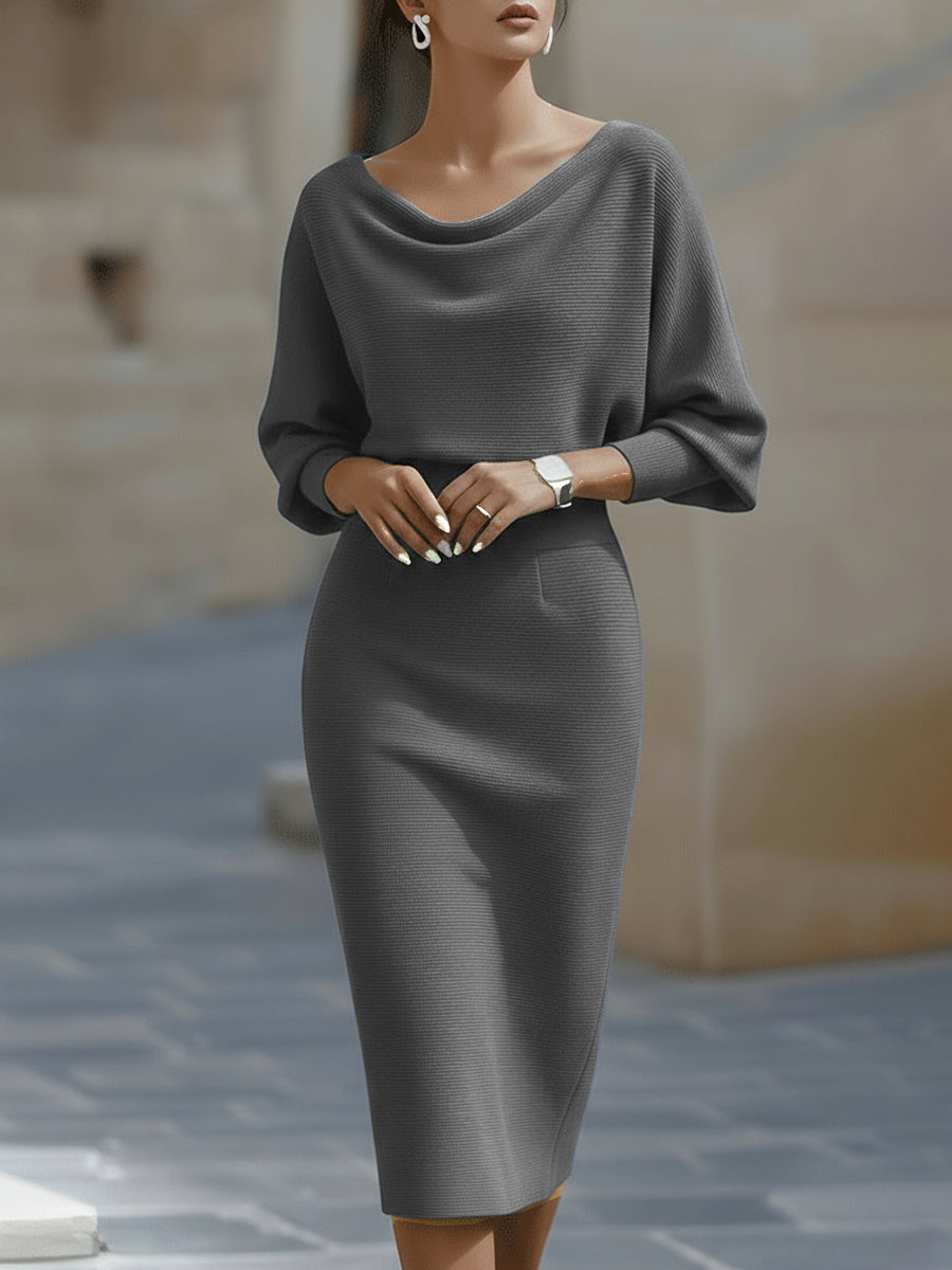 Isabella | Damen Herbst Midikleid für Hochzeitsgäste