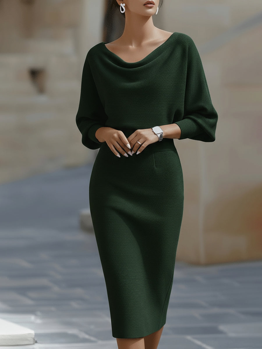 Isabella | Damen Herbst Midikleid für Hochzeitsgäste
