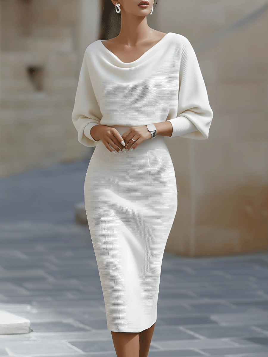 Isabella | Damen Herbst Midikleid für Hochzeitsgäste