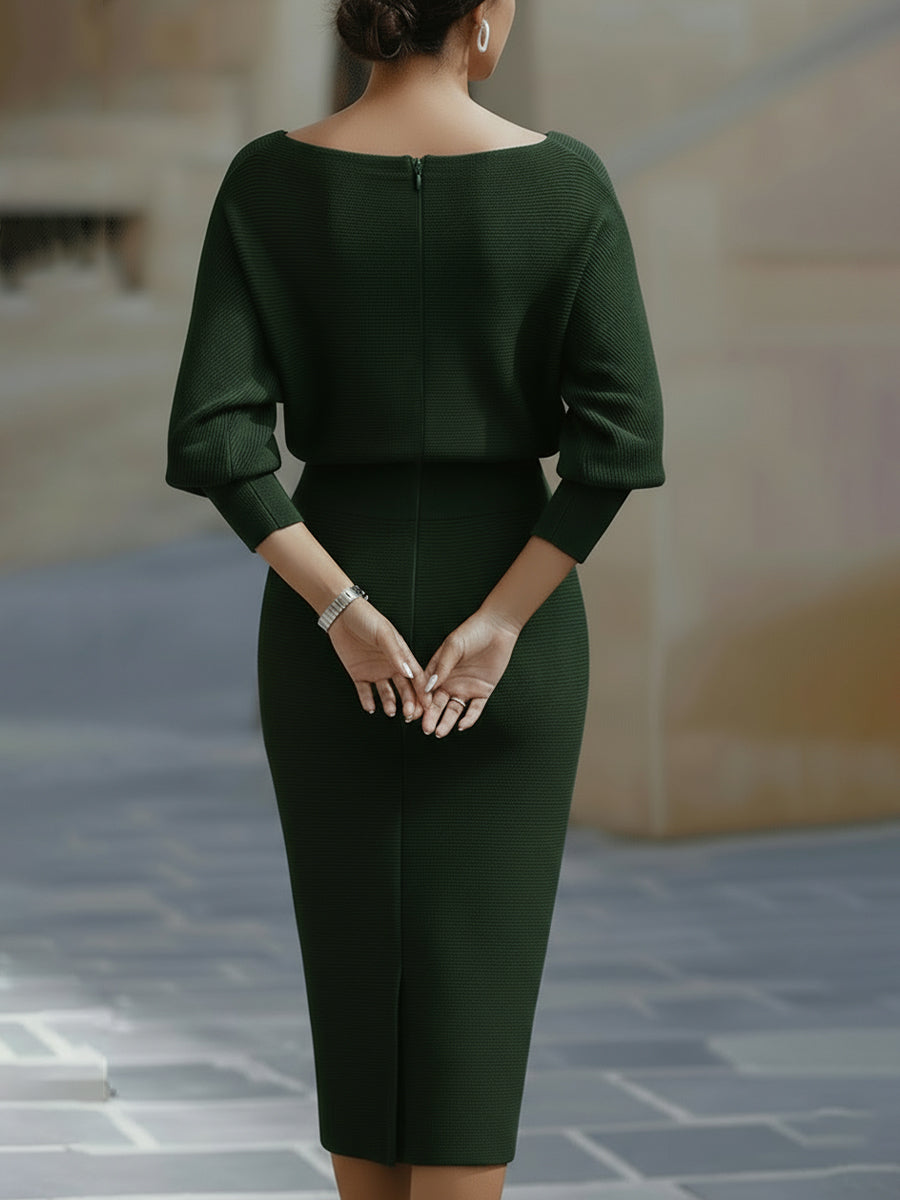 Isabella | Damen Herbst Midikleid für Hochzeitsgäste