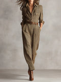 Laura | Damen Herbstkleid im eleganten Jumpsuit-Schnitt