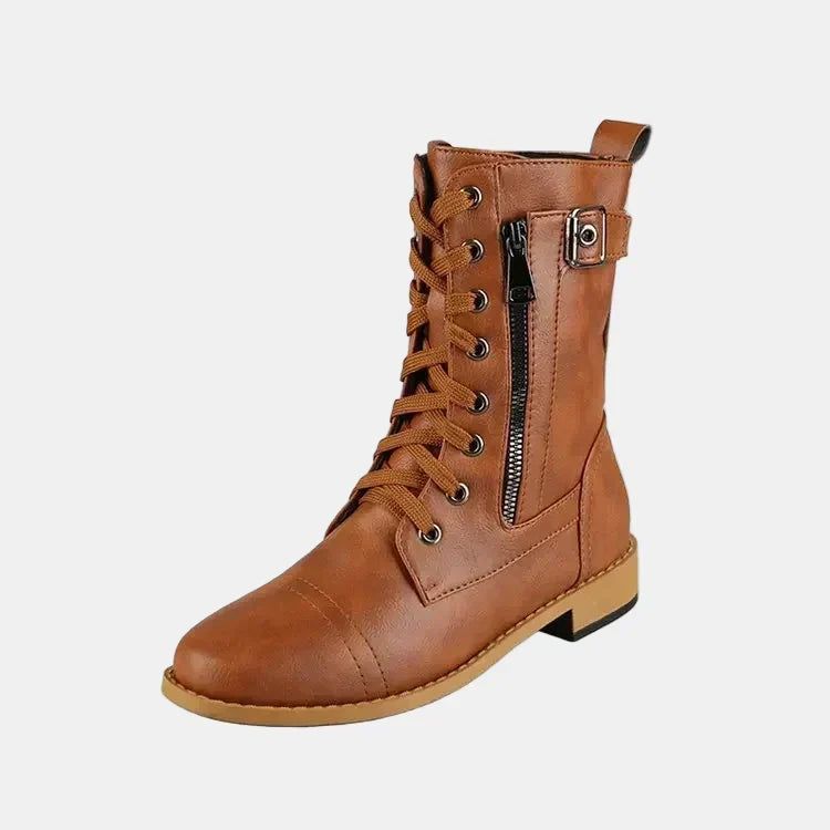 Lea | Damen Herbststiefel mit runden Zehen