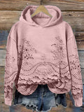 Nina | Damen Hoodie mit Blumenmuster für den Alltag
